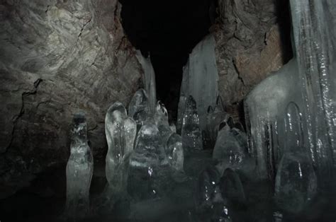 Crystal Ice Cave Tour At Lava Beds National Monument In Northern California