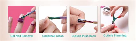 bezox cuticle clippers with cuticle pushers set precise cuticle nipper and under