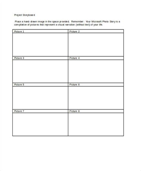 22 Storyboard Templates In Word
