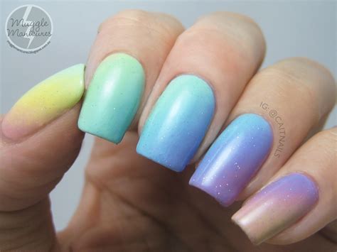 Muggle Manicures Nail Art Tutorial Pastel Rainbow Gradient