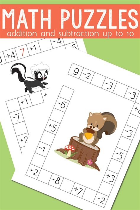 Math worksheets and online activities. Math Crossword Puzzles - itsybitsyfun.com