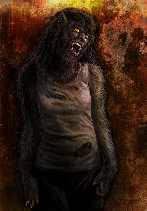 Werewolf Wednesday From A While Back By Viergacht On Deviantart Werewolf Werewolf Art Female