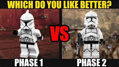 Phase 1 Vs Phase 2 Clone Troopers Which Do You Like Better Youtube