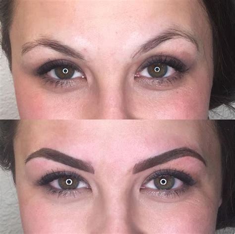 Permanent Makeup Eyebrows Before After Pictures