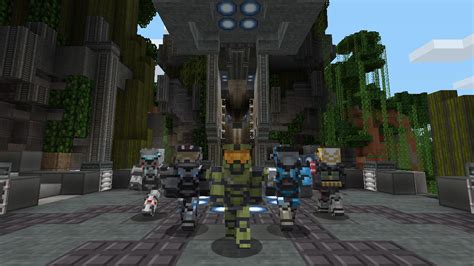 Build Your Own Halo 5 In This New Minecraft Xbox 360 Mash