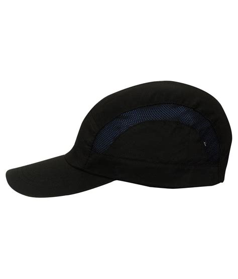 Promoworks Black Plain Polyester Caps Buy Online Rs Snapdeal