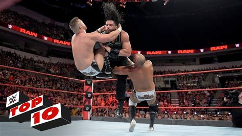 Top 10 Raw Moments Wwe Top 10 July 2 2018 Youtube