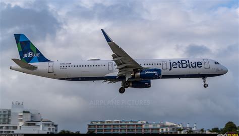 N992jb Jetblue Airways Airbus A321 At Sint Maarten Princess Juliana