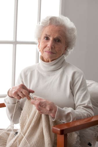 Senior Woman Knitting Stock Photo Download Image Now Adult Adults