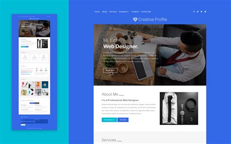 Creative Profile Personal Website Template W3layouts