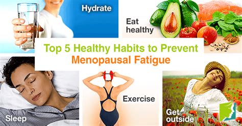Top 5 Healthy Habits To Prevent Menopausal Fatigue Menopause Now