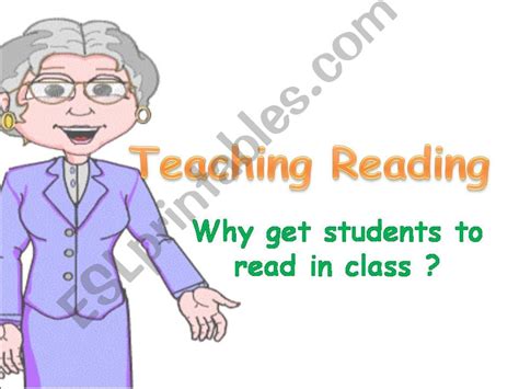 Esl English Powerpoints Teaching Reading
