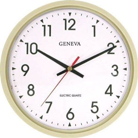 Is your pc constantly forgetting the proper time? Elgin 3985GG Putty 14" Electric Quartz Analog Wall Clock ...