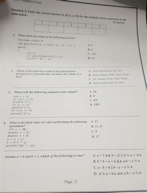 Solved Midterm Exam Question Enter The Correct Answer A Chegg Com