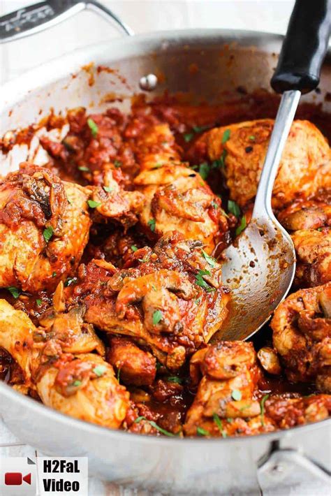 A classic comfort food, fried chicken also cooks quickly, putting a meal on your table in a hurry. Classic Chicken Cacciatore - How To Feed A Loon