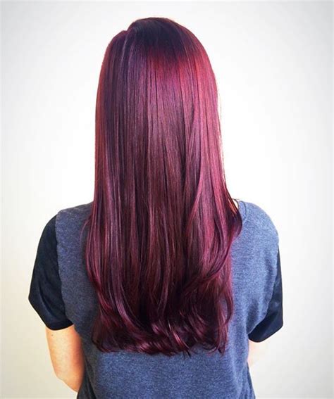 Beautiful Rich Violet Red Hair Color Get The Look With Aveda Color Ombre Hair Color Red