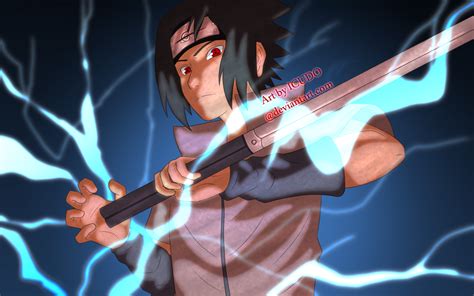 Sasuke Uchiha Lightning Blade By Icudo On Deviantart