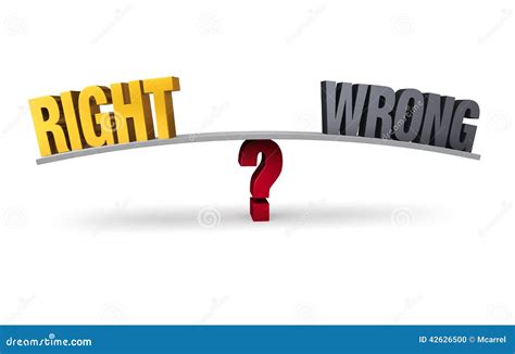 Question Wrong Right Stock Illustrations 4105 Question Wrong Right