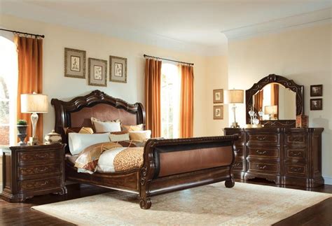 Luxury Cal King Bedroom Set 5 Pcs White Traditional Homey Design Hd