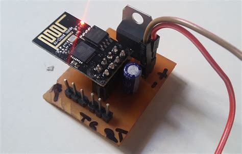 Plug And Play Board For Esp8266 01 Module Gadgetronicx