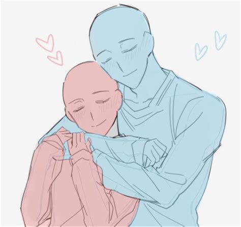 Hugs 🤗 Anime Poses Reference Drawing Reference Poses Figure Drawing Reference