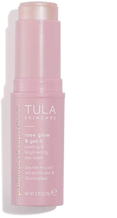 Tula Rose Glow And Get It Cooling And Brightening Eye Balm The Balm Glow