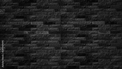 Modern Black Brick Wall Texture Background Brick Wall Texture For