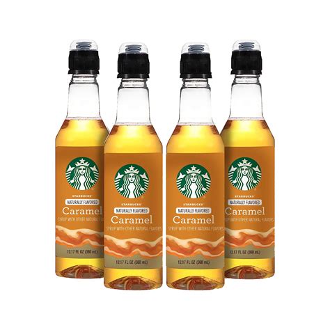 Buy Starbucks Naturally Flavored Coffee Syrup Caramel Pack Of 4
