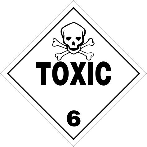 Class Label Misc Dangerous Goods X Decal Euro Signs And Safety