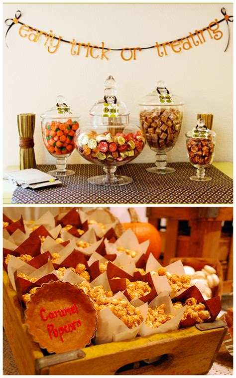Pumpkin flower arrangements are an elegant take on fall decorating. Fall Wedding Shower Decorations