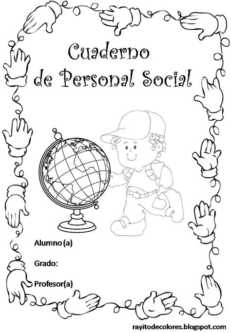 Portadas De Sociales Para Colorear