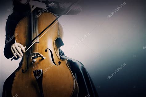 Cello Musical Instrument Cellist Playing — Stock Photo © Alenavlad