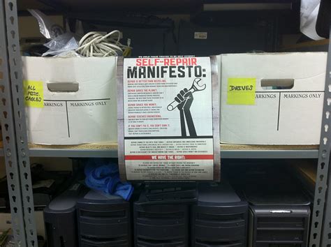Ifixit Self Repair Manifesto Poster Manifes Flickr