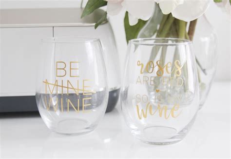 Diy Wine Glasses With The Cricut Maker For Valentines Day Teacups