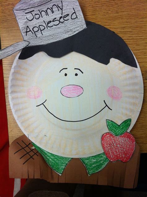 Printable Johnny Appleseed Craft Invite Your Students To Learn More