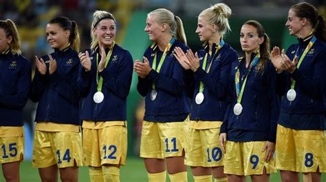 Daily Life This Picture Shows The Swedens Womens Soccer Team Winning
