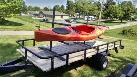 Canoe Rack Utility Trailer Kayaking