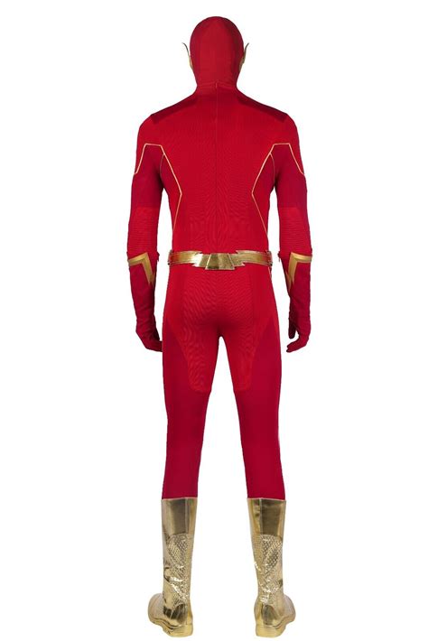 The Flash Season 8 Barry Allen Cosplay Costume Jumpsuit Oufit With Mask Shoes Ebay
