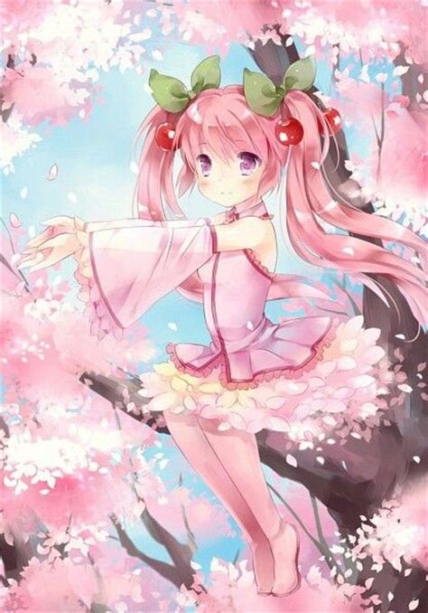 The Cherry Blossom Tree Hatsune Miku Anime Vocaloid