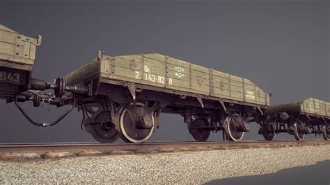 3d Model Armored Train Jdp20tu Railway Platform