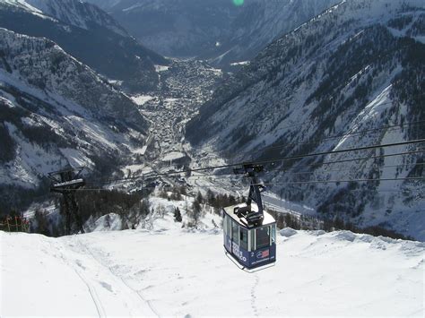 Mount Blanc Cable Car View Of Courmayeur From The Mount Bl Flickr