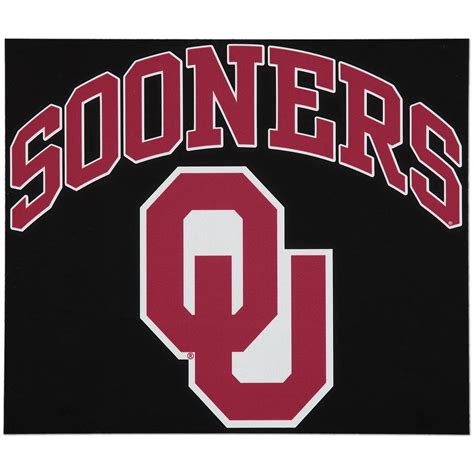 Oklahoma Sooners 12 X 12 Arched Logo Decal