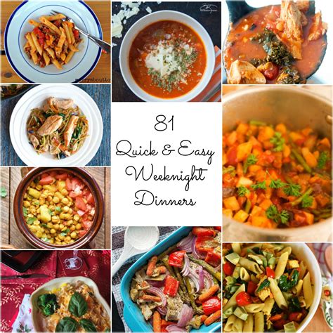 81 Quick And Easy Weeknight Dinners Easy Weeknight Dinners Cheap