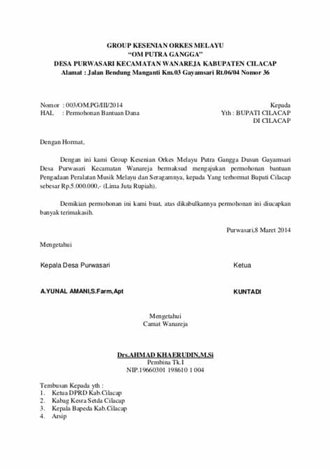Download contoh pengajuan proposal izin operasional tpa taman pendidikan alquran dalam format doc diajukan ke kantor kemenag kabupaten kota. Proposal Pengajuan Dana