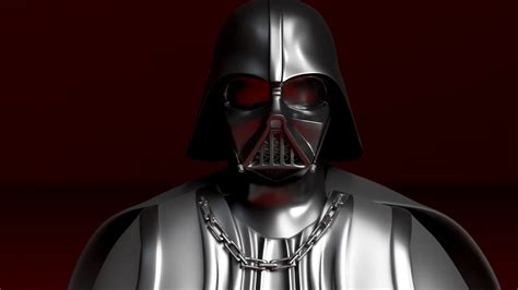 3d Model Darth Vader Vr Ar Low Poly Rigged Cgtrader