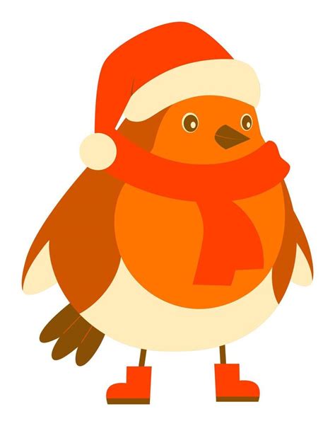 Robin Christmas Bird Cartoons Clip Art Christmas Bird Vector