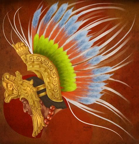 Aztec Headdress By Pulvis On Deviantart