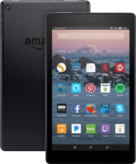 Apps are under a games and apps. Gadgets: Amazon Fire HD 8 Tablet, prime choice