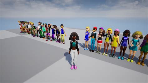 Toon Teens In Characters Ue Marketplace