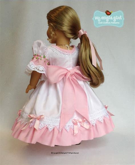 My Angie Girl My Sweet Clara Doll Clothes Pattern 18 Inch American Girl